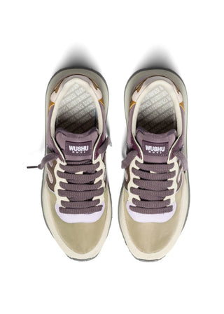 Wushu Ruyi Trainers Beige Purple Master 508 - MMJs Fashion