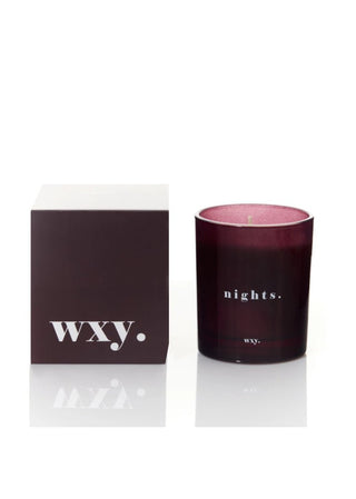 wxy. Nights 7oz Candle - Bourbon & Tobacco Leaf - MMJs Fashion