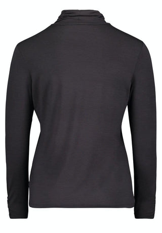 Betty Barclay Polo Neck Top Black - MMJs Fashion