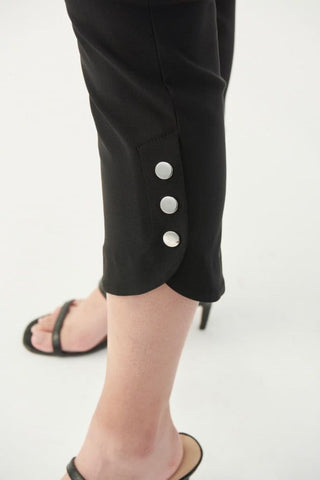 Joseph Ribkoff Trousers Black Cropped - MMJs Fashion