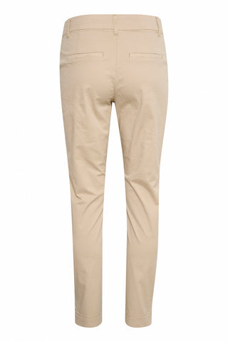 Kaffe Beige Chino Trousers KAmette - MMJs Fashion