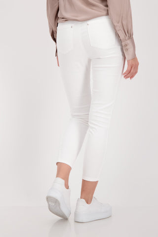 Monari Jeggings Ivory Cropped - MMJs Fashion