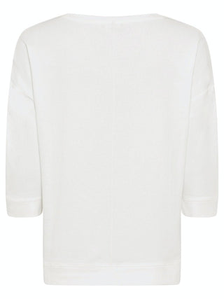 Olsen Ivory Top with 3/4 Sleeves - MMJs Fashion