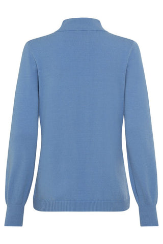 Olsen Jumper Blue Balloon Sleeves - MMJs Fashion