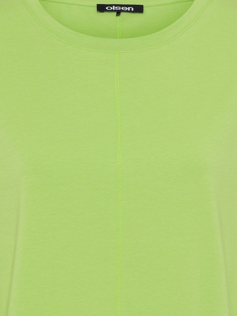 Olsen Lime Green Top with 3/4 Sleeves Cosima