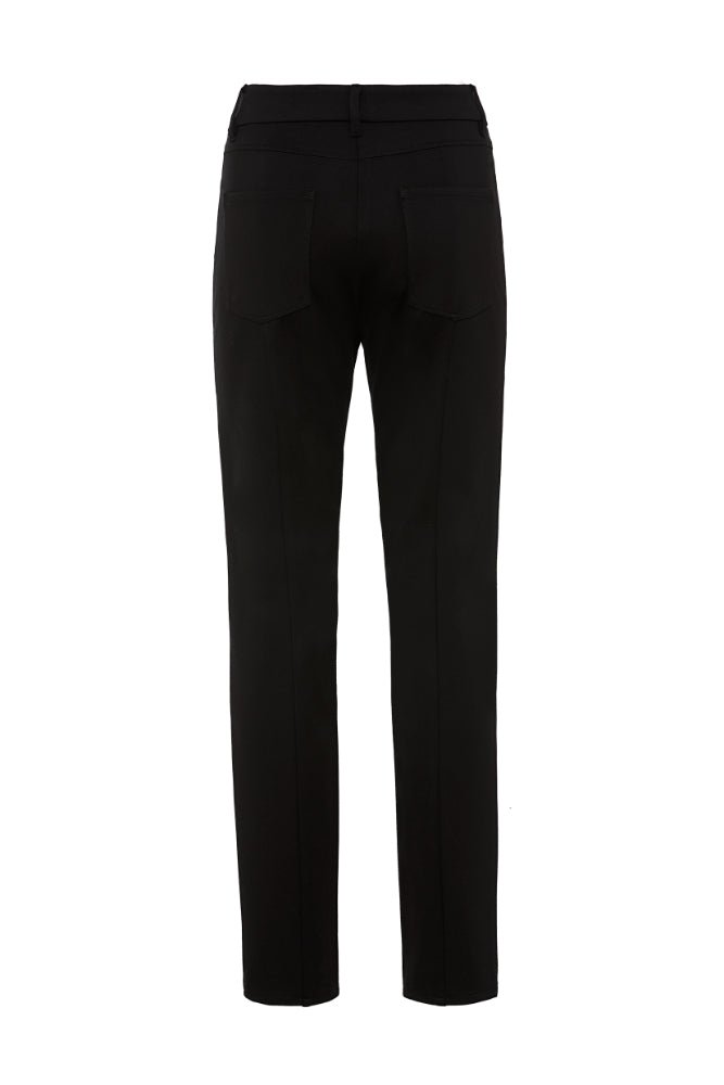 Olsen Trousers Black Faux Leather – MMJs Fashion