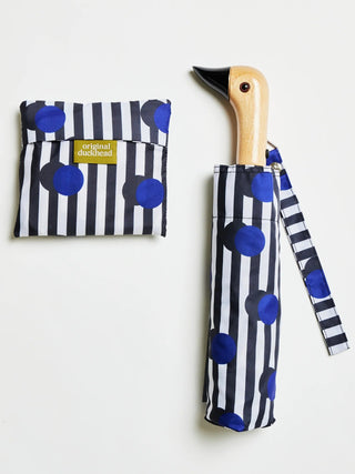 Original Duckhead Reuseable Bag Polka Stripe Pattern in Blue - MMJs Fashion