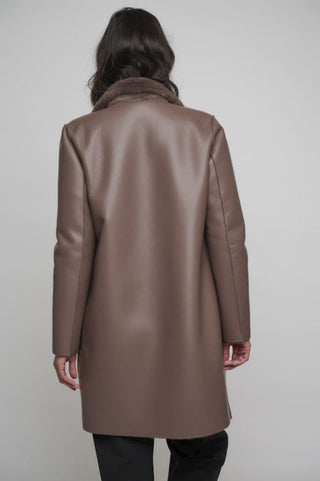 Rino & Pelle Coat Brown Double Breasted Ivon - MMJs Fashion